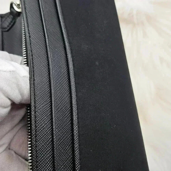 Prada Black Nylon  Long Wallet - Picture 13 of 16